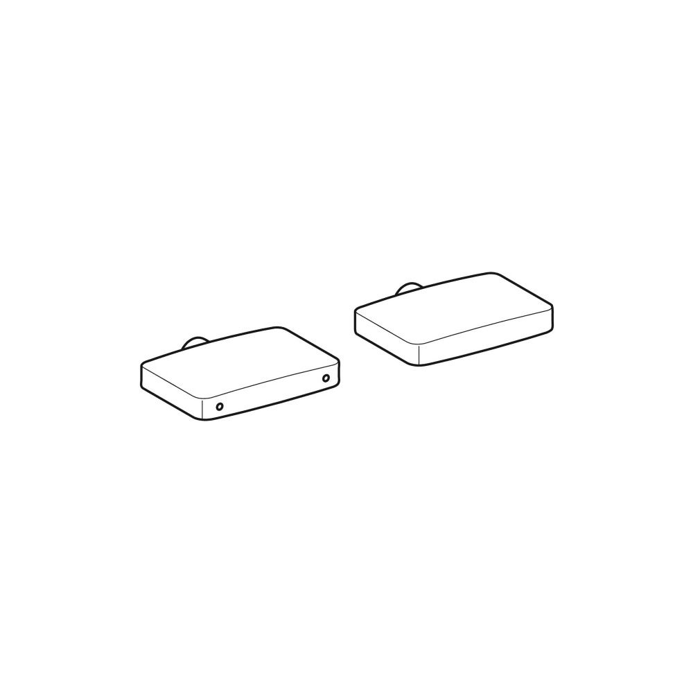 Geberit Set Drehgriffe für Geberit ONE Waschtischarmatur eckiges Design, W.-Mont., M... GEBERIT-244302141 4025410064646 (Abb. 3)