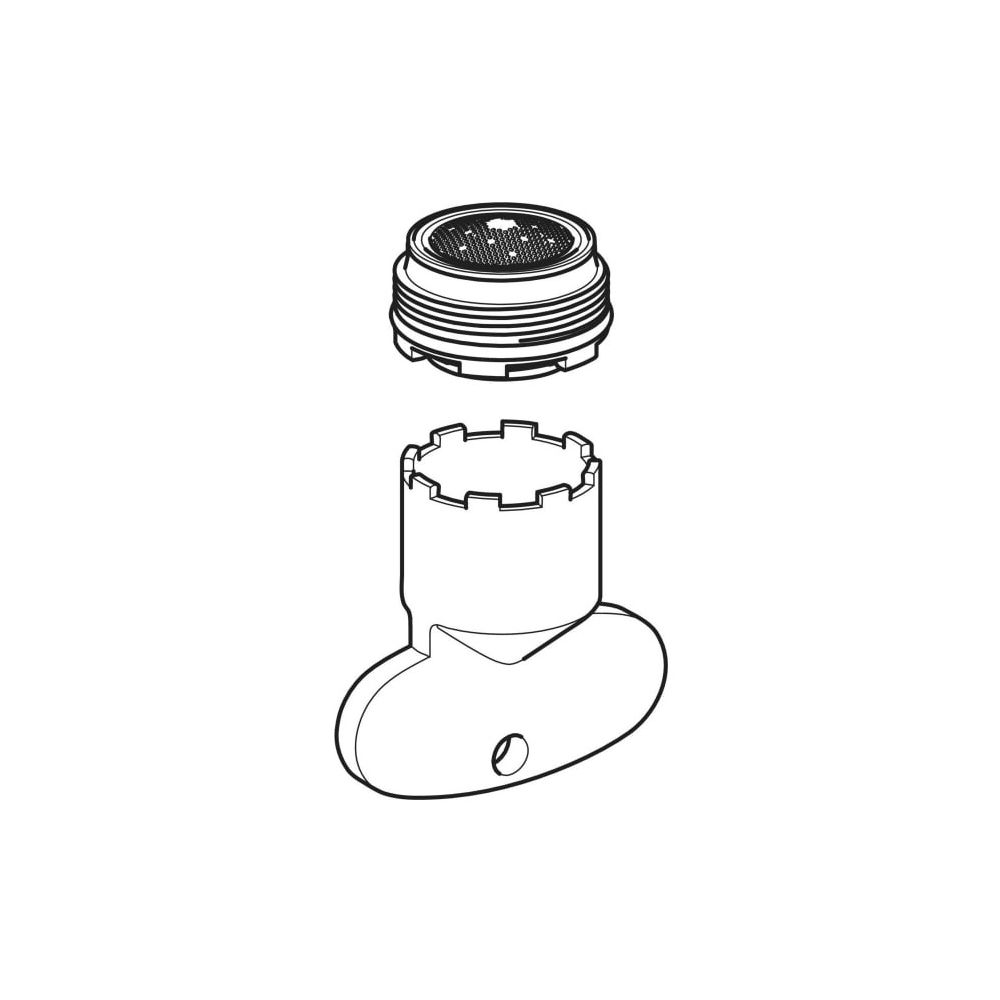 Geberit Strahlregler für ONE Waschtischarmatur, 5 l/min, starr, 244303001... GEBERIT-244303001 4025410718839 (Abb. 5)