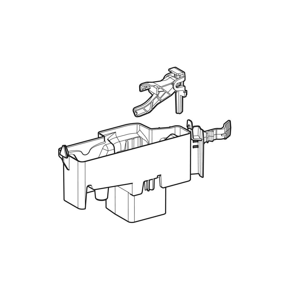 Geberit Unterteil für Geruchsabsaugung... GEBERIT-242971001 4025416312468 (Abb. 1)