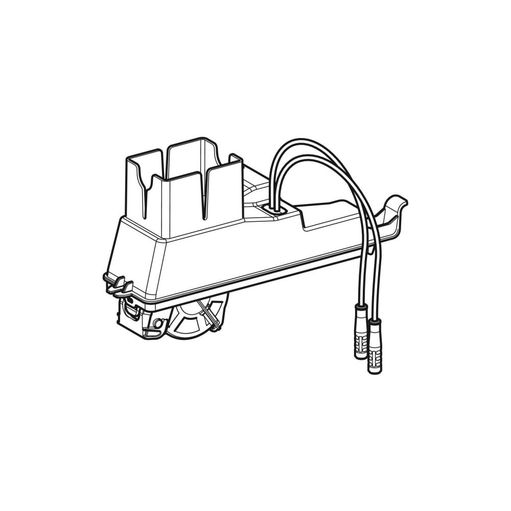 Geberit Oberteil für Geruchsabsaugung 4,1V, mit Servomotor... GEBERIT-242970001 4025416312437 (Abb. 1)