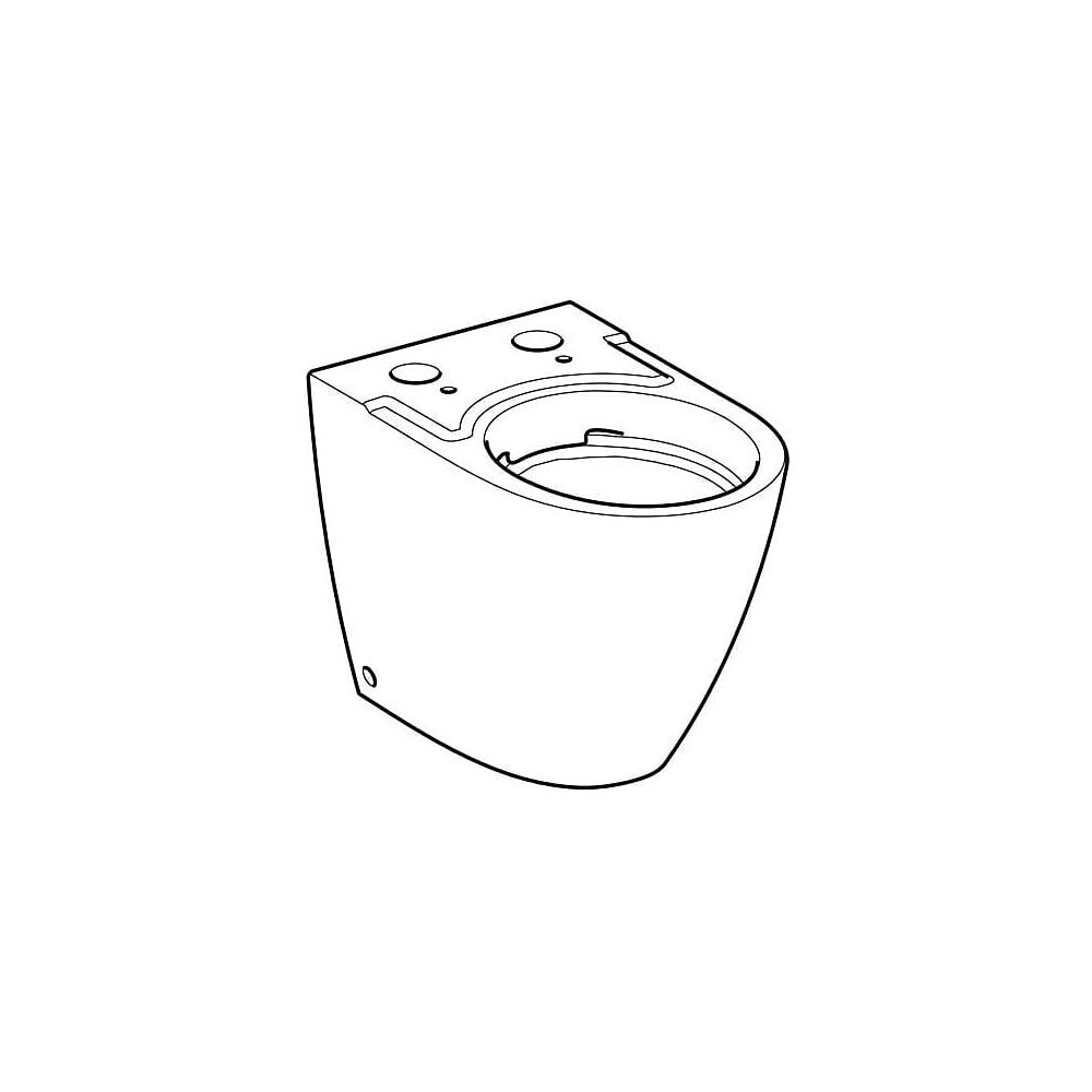 Geberit Stand-Dusch-WC Tiefspüler, für Geberit AquaClean Tuma Alpinweiß/glänzend/Ker... GEBERIT-244192111 4025410678126 (Abb. 4)