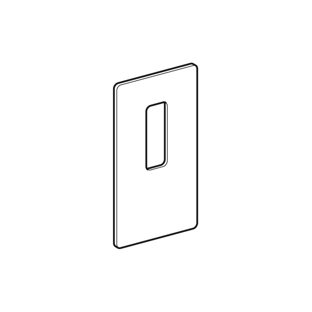 Geberit Serviceöffnung für Wandarmaturen, Geberit Monolith Sanitärmodul für Waschtis... GEBERIT-242703SI1 4025416562740 (Abb. 1)