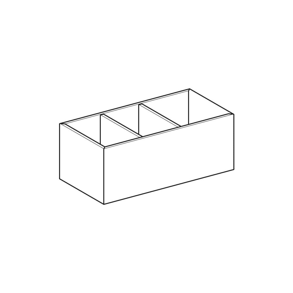 Geberit VariForm Schubladeneinsatz H-Unterteilung, für untere Schublade, 18x14,3x37,... GEBERIT-501157001 4025410746382 (Abb. 3)