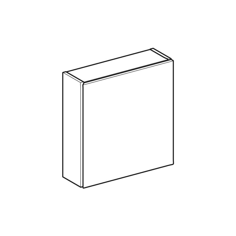 Geberit Hängeschrank quadratisch, mit einer Tür 45x46,7cm, Lava lackiert matt/Glas g... GEBERIT-502319JK2 4025410126832 (Abb. 3)