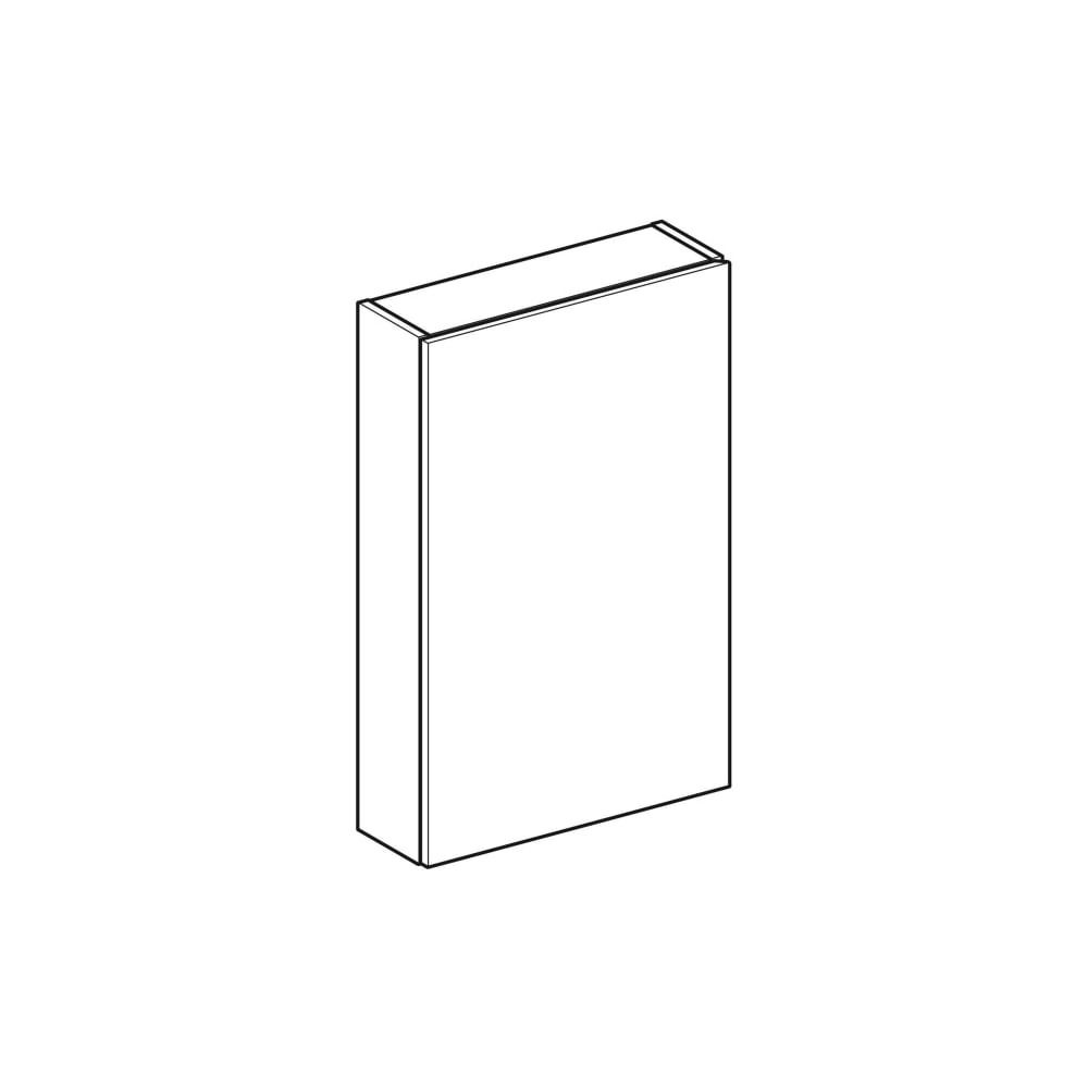 Geberit Hängeschrank rechteckig, mit einer Tür 45x70cm, Lava lackiert matt/Glas glän... GEBERIT-502318JK2 4025410133533 (Abb. 3)