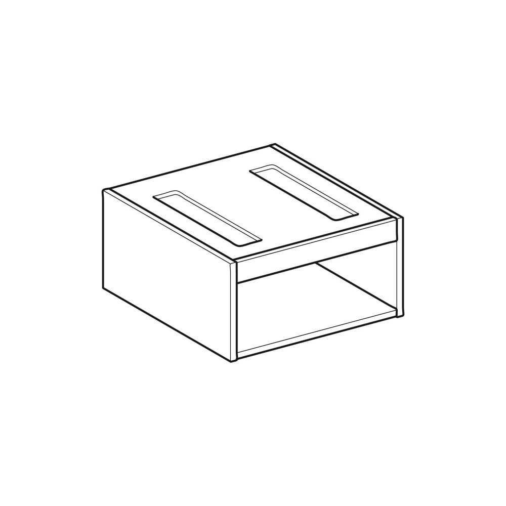 Geberit Korpus für VariForm Unterschrank für Aufsatzwaschtisch, 2 Schubladen, B 45cm... GEBERIT-501368001 4025410746856 (Abb. 3)
