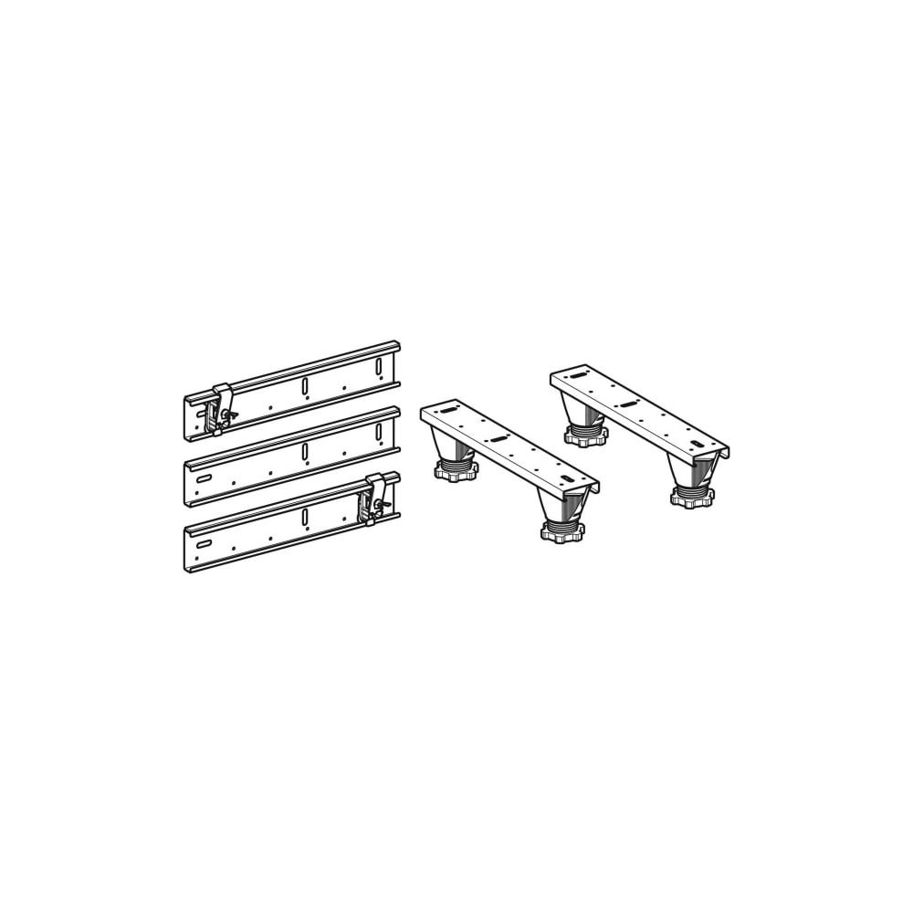 Geberit Set Füße, Traversen, mit Wandanker, für Badewanne aus Sanitäracryl... GEBERIT-554910001 4025410749772 (Abb. 3)