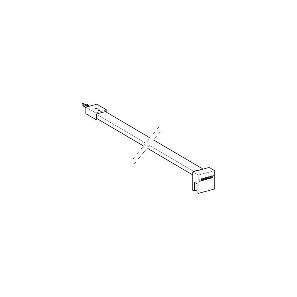 Geberit Stabilisierungsstange Wandmontage für Walk-in-Duschwand... GEBERIT-154283001 4025410771513 (Abb. 4)
