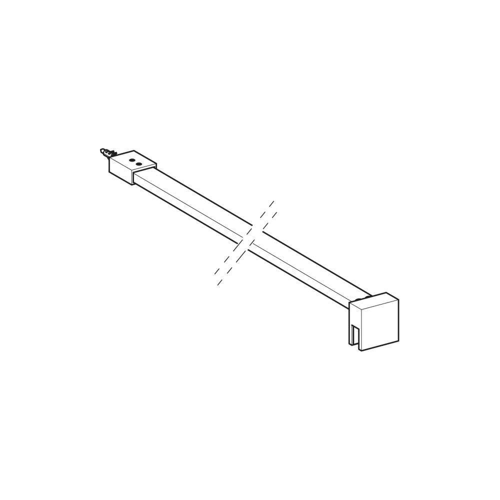 Geberit Stabilisierungsstange Wandmontage für Walk-in-Duschwand... GEBERIT-154283001 4025410771513 (Abb. 6)