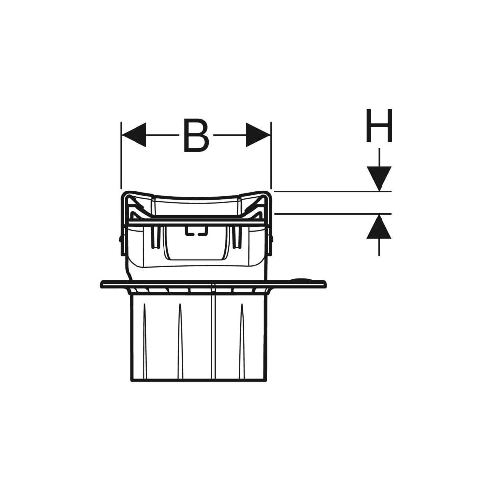 Geberit CleanLine80 Duschrinne Länge 30-110cm, Schwarzchrom gebürstet... GEBERIT-154442QC1 4064746039089 (Abb. 8)