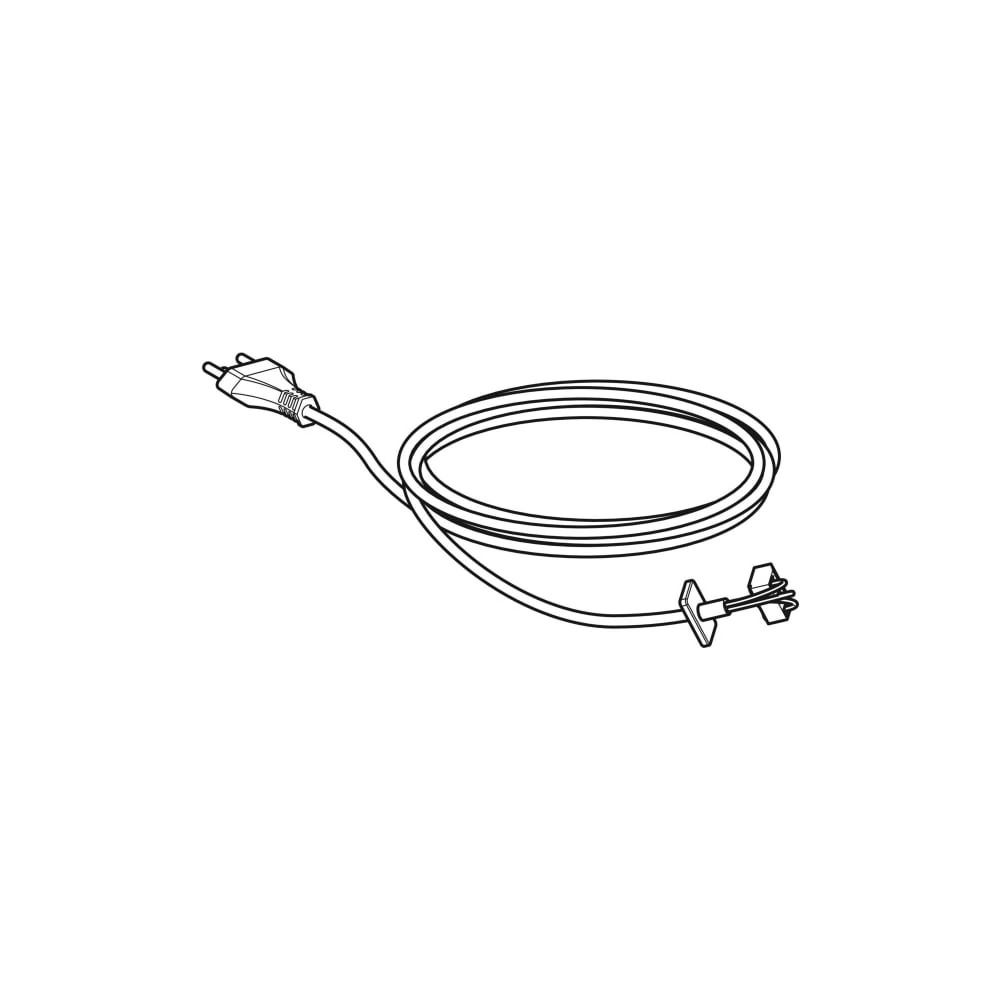 Geberit Netzkabel 230 V, für ESG 3, Steckertyp CEE 7/7, Akzentorange... GEBERIT-242948P01 4025416307631 (Abb. 1)