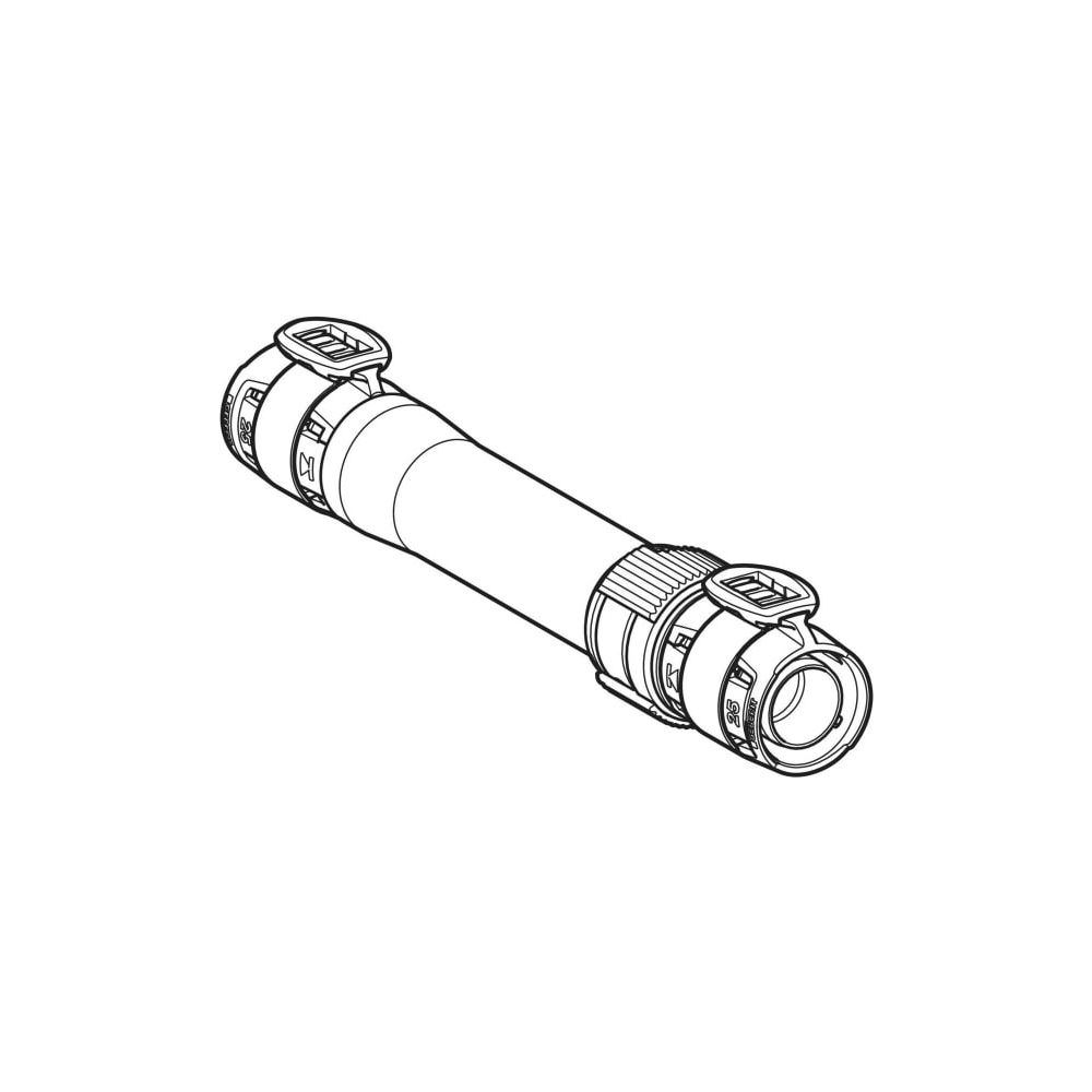 Geberit Langkupplung FlowFit, DN 12, 16mm, Siliziumbronze, Bronze, 620020001... GEBERIT-620020001 4025416606093 (Abb. 6)