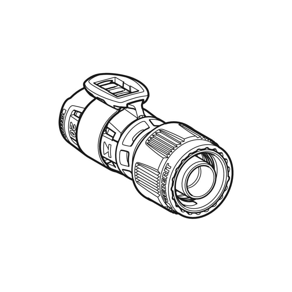 Geberit FlowFit Übergang mit MasterFix Außendurchmesser 20mm... GEBERIT-620291001 4025416614937 (Abb. 2)