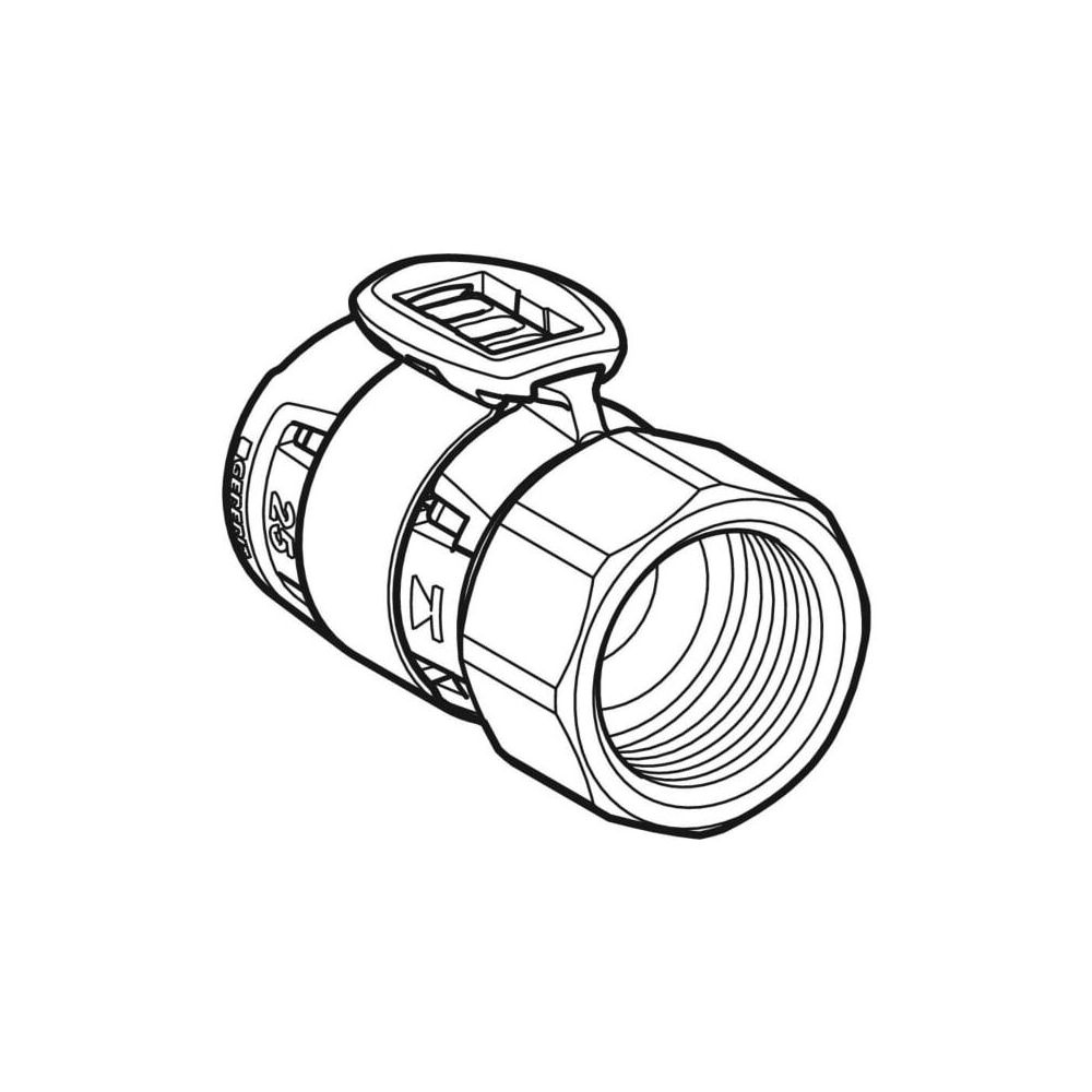 Geberit FlowFit Übergang mit Innengewinde Außendurchmesser 16mm... GEBERIT-620420001 4025416638827 (Abb. 2)