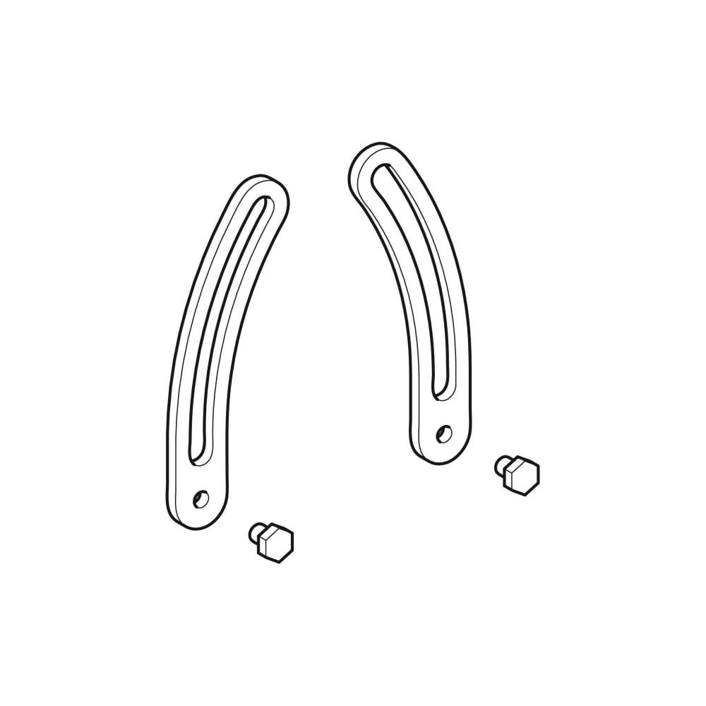 Geberit Set Befestigungslaschen für Urinale... GEBERIT-595821000 4022009297997 (Abb. 3)