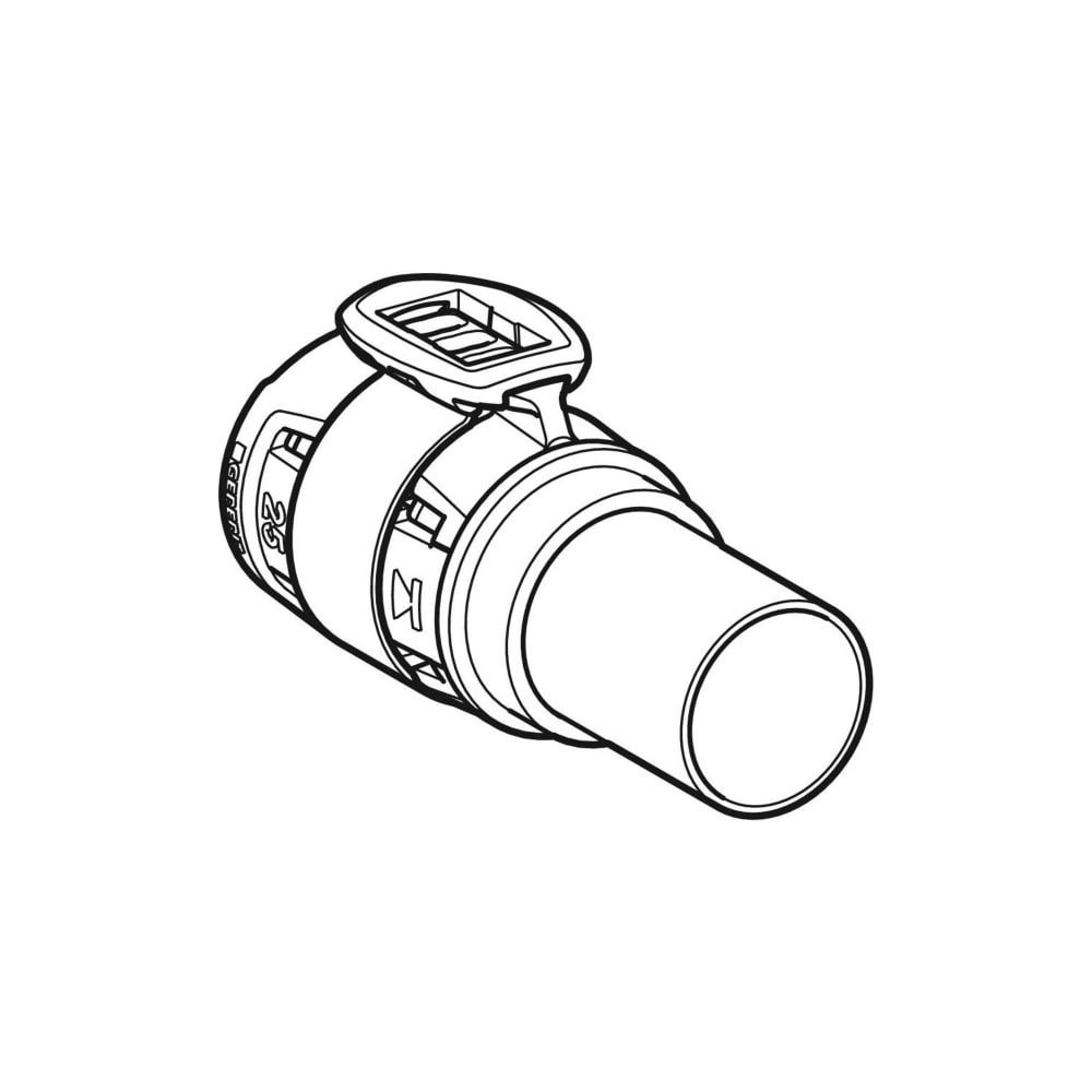 Geberit FlowFit Übergang auf Kupferrohr-Klemmringverschraubung, d 25mm, d1 22mm... GEBERIT-620722001 4025416629993 (Abb. 3)