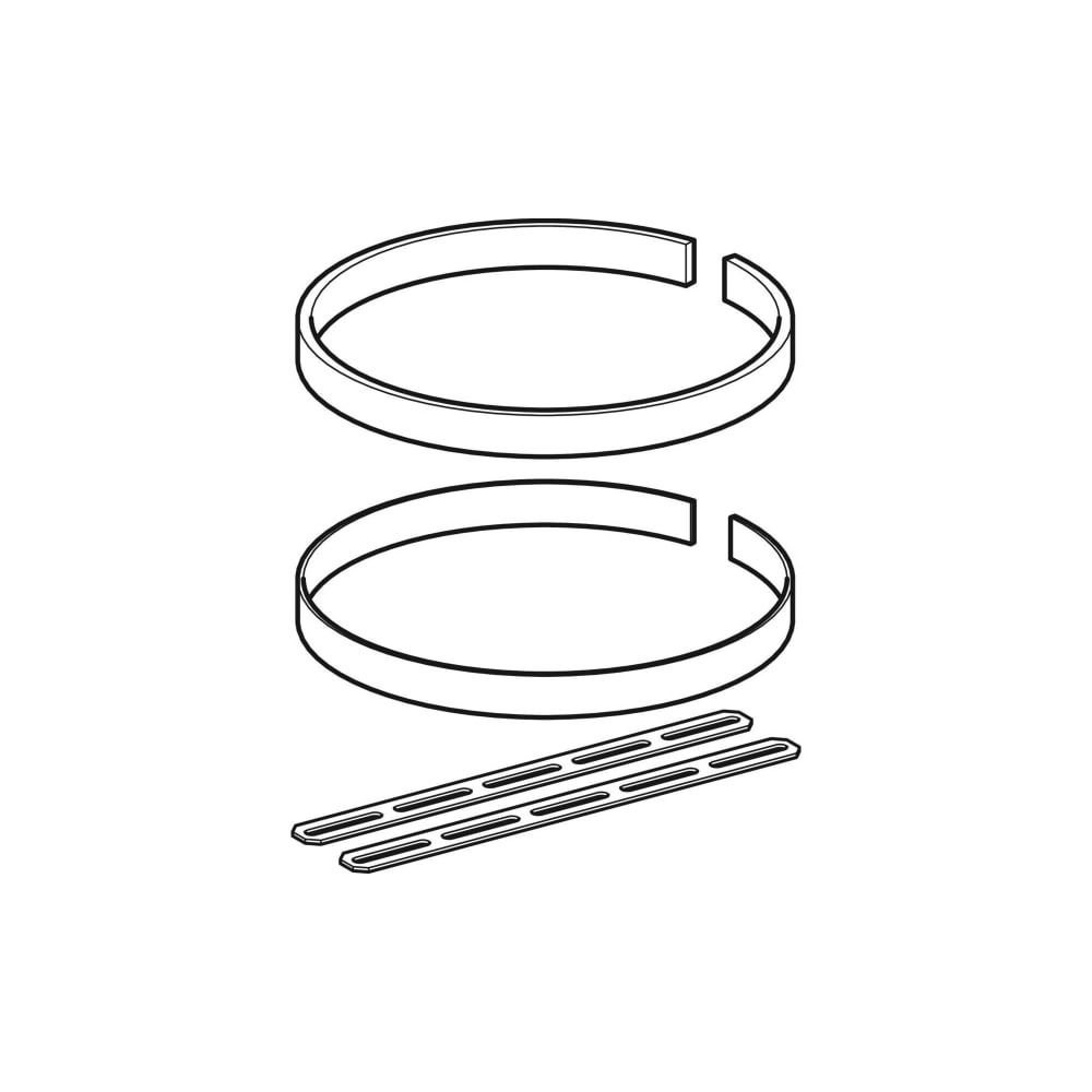 Geberit Übergangsset auf Lüftungsrohr mit Wickelfalz, für Aerotec 90... GEBERIT-242866001 4025416280095 (Abb. 1)
