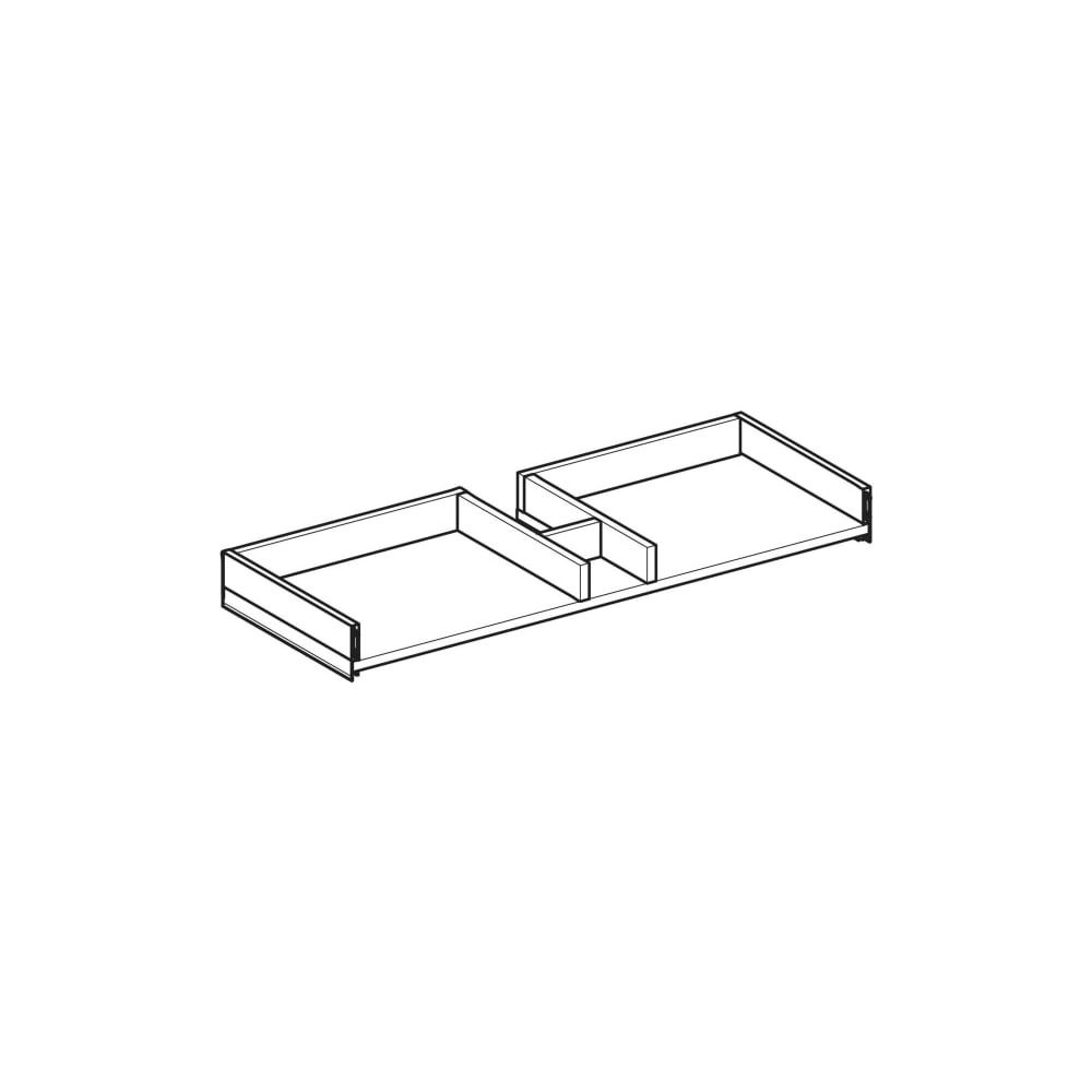 Geberit obere Schublade für Unterschrank Front, Auszugsschienen, zu SmyleS Waschtisc... GEBERIT-244365001 4025410734716 (Abb. 3)