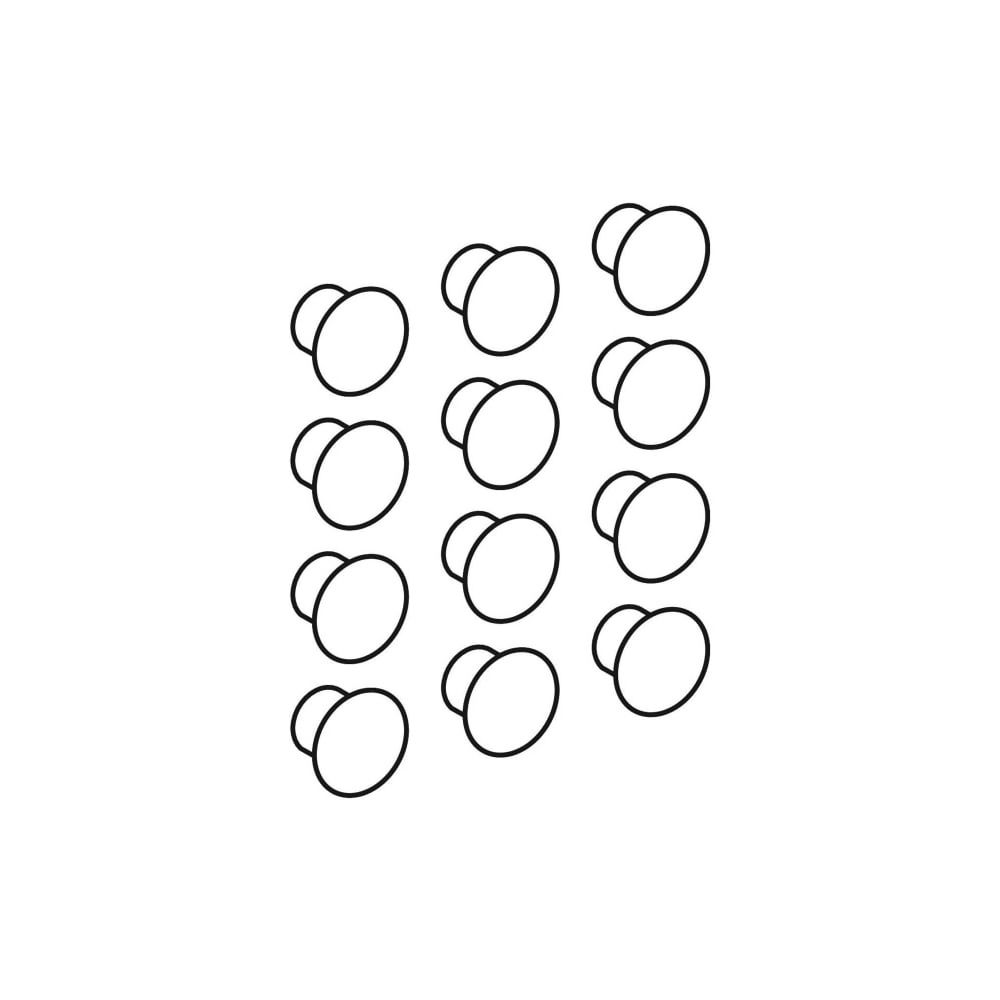 Geberit Set Deckkappen für Stiftlöcher, 5mm, Lava, 12 Stück... GEBERIT-244435001 4025410735416 (Abb. 1)