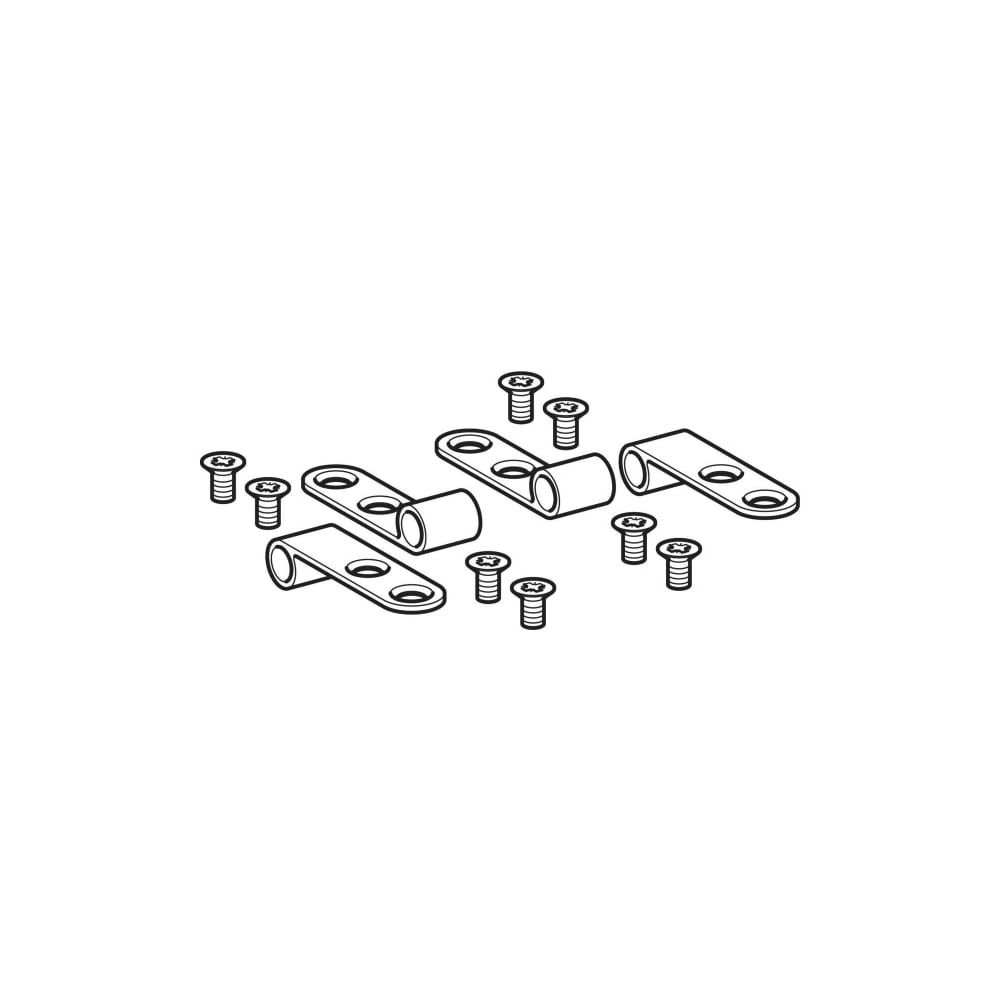 Geberit Set Laschen verchromt, 4 Stück... GEBERIT-597120000 4022009194333 (Abb. 4)