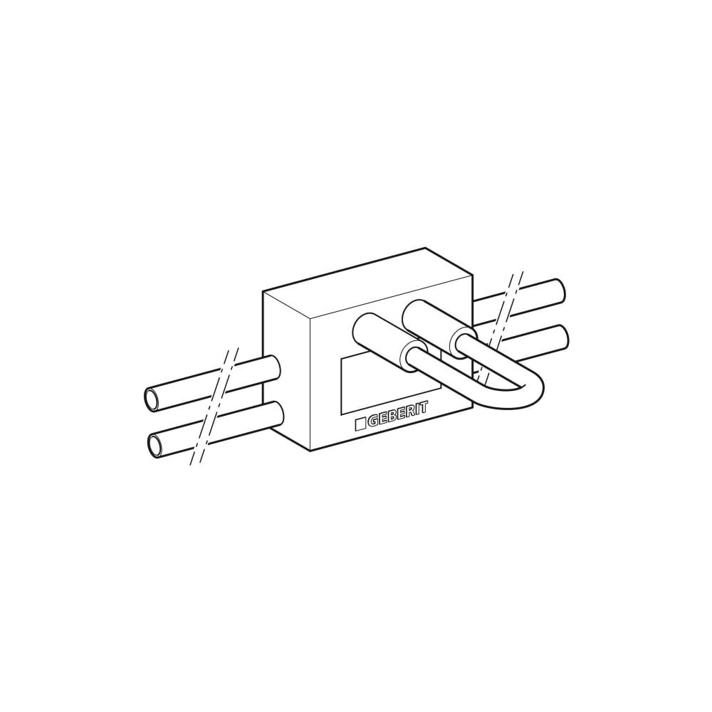 Geberit Anschlussbox d 20mm, d1 16mm, d2 20mm Typ T PE-RT II, Al, PE-RT II... GEBERIT-619371001 4025416600824 (Abb. 3)