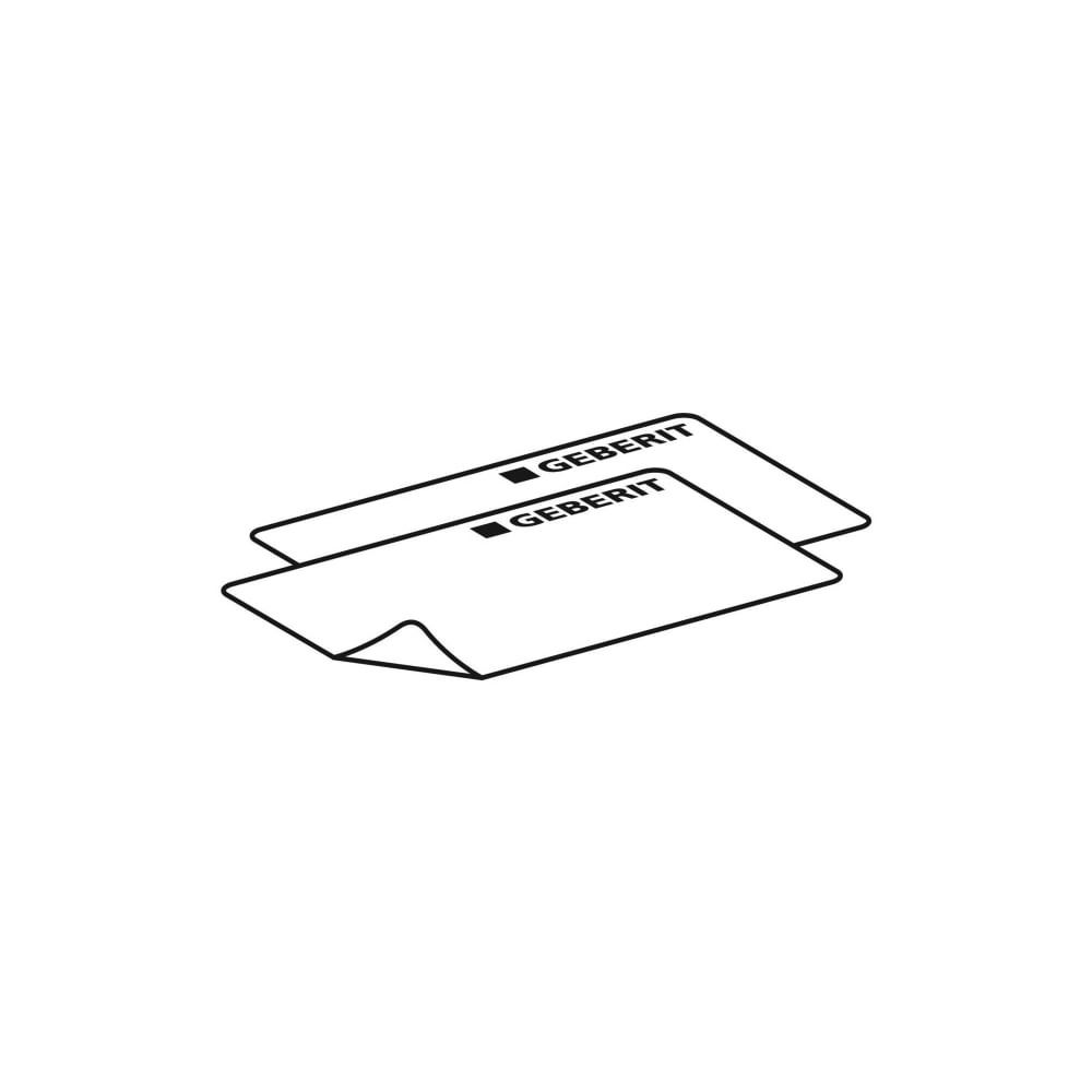 Geberit Set Aufkleber für Geberit FlowFit Pressbacke Typ 1, 2 Stück... GEBERIT-969985001 4025410627902 (Abb. 3)