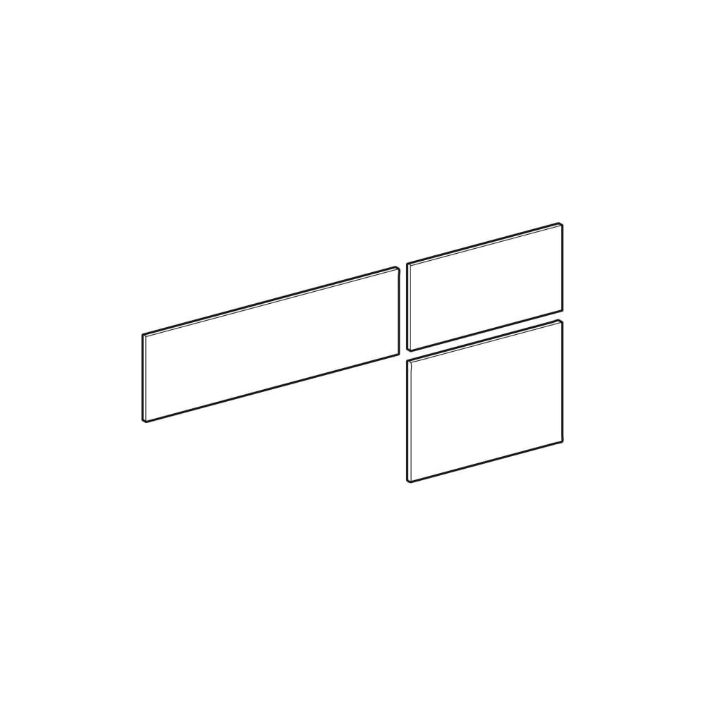 Geberit Set Schubladenfronten für VariForm Unterschrank, Aufsatzwaschtisch, 3 Schubl... GEBERIT-244698001 4025410873958 (Abb. 3)