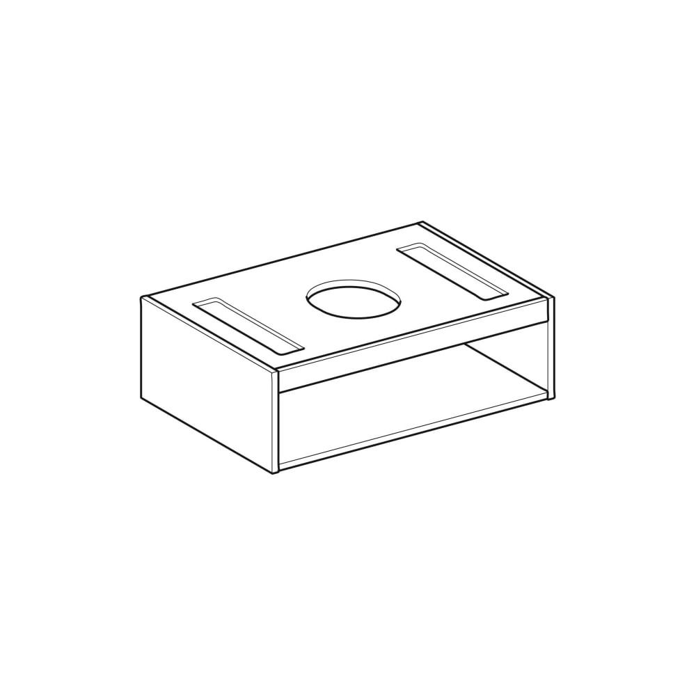 Geberit Korpus für VariForm Unterschrank für Aufsatzwaschtisch, 1 Schublade, Breite ... GEBERIT-244815001 4025410896230 (Abb. 3)