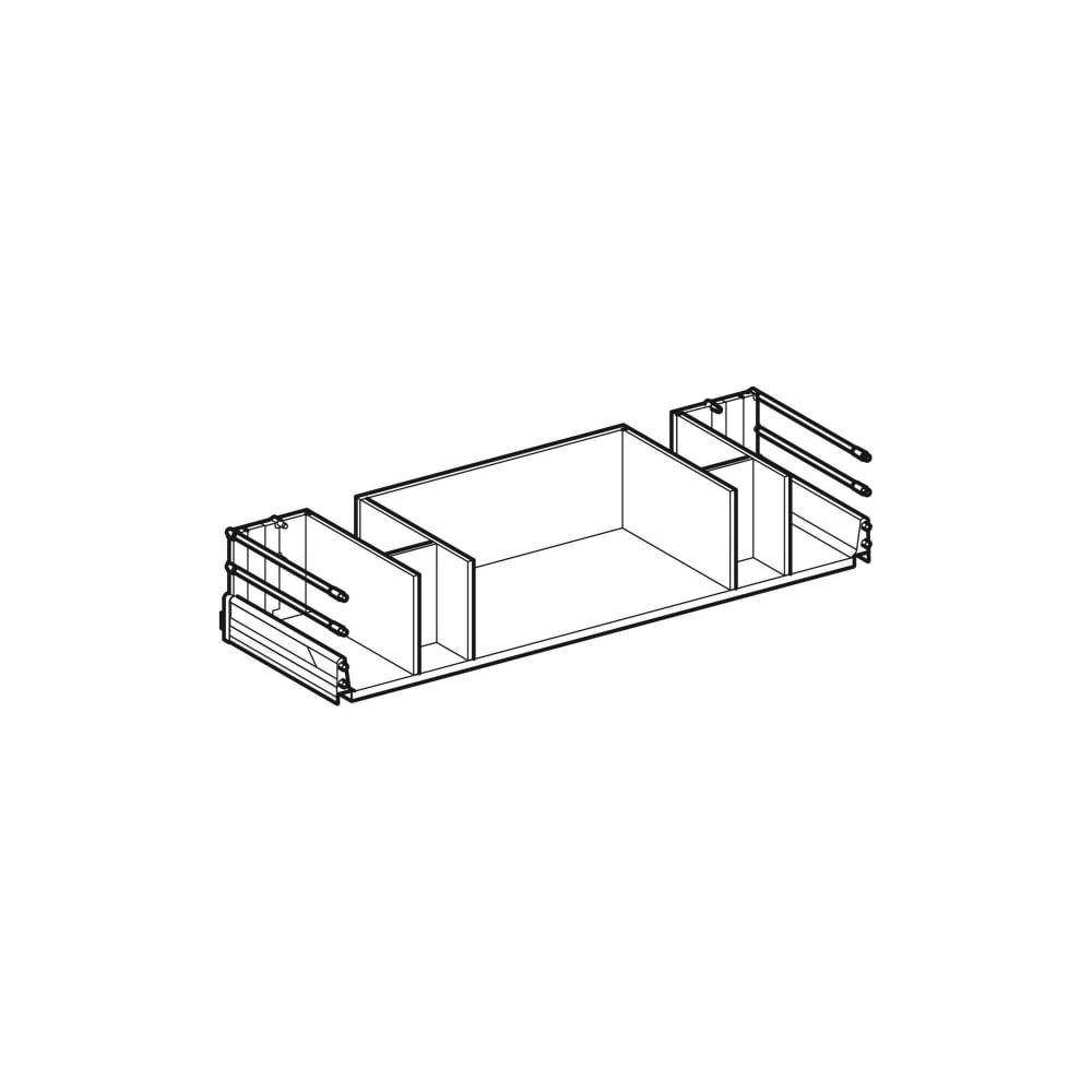 Geberit Schublade für myDay Unterschrank für Doppelwaschtisch... GEBERIT-598921000 4022009320930 (Abb. 1)