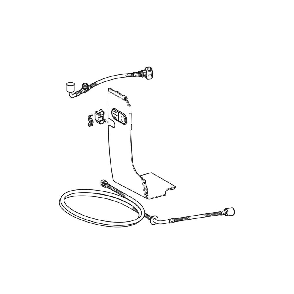 Geberit Wasseranschlussset für Kappa Unterputz-Spülkästen 15cm für AquaClean Mera WC... GEBERIT-147031211 4025416440017 (Abb. 3)