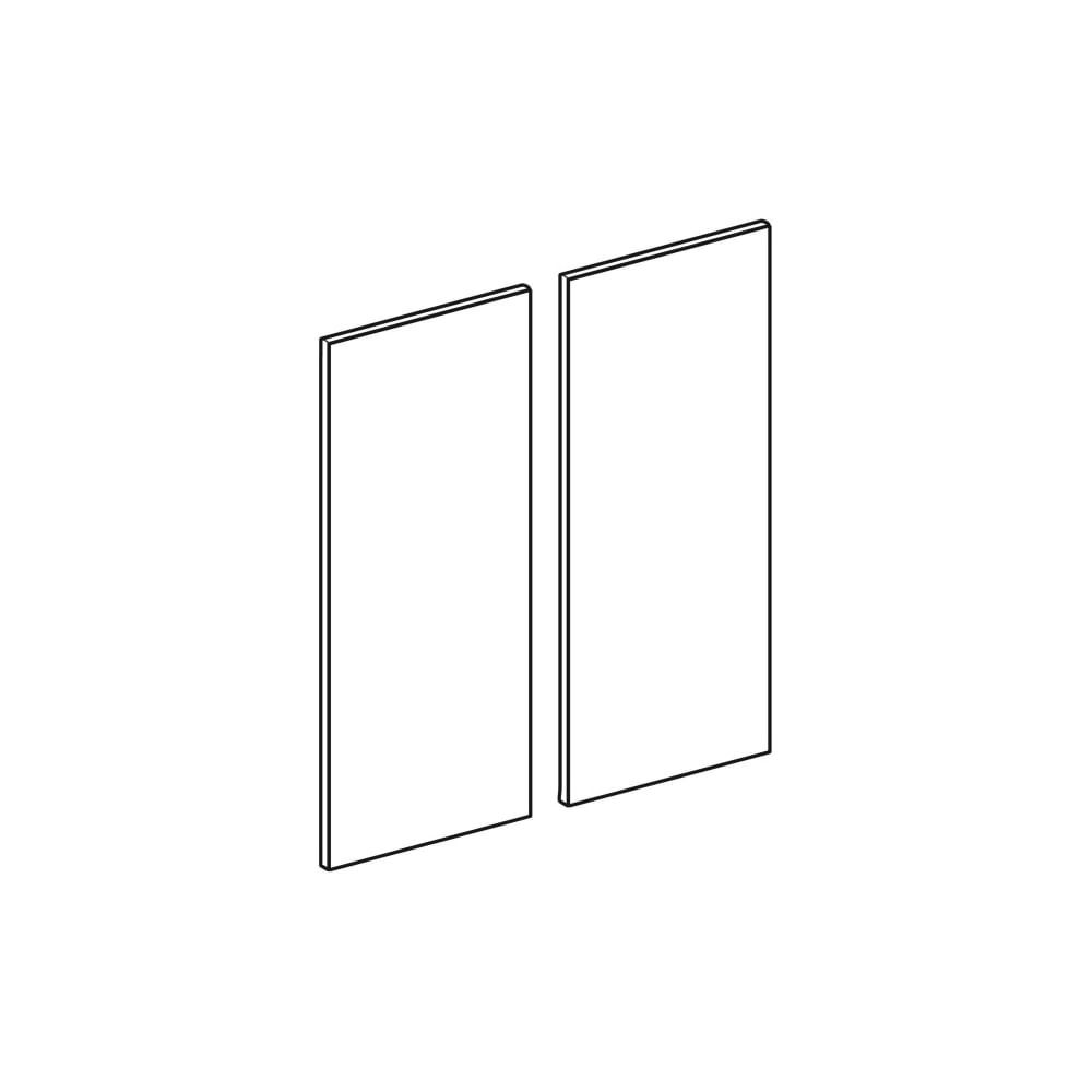 Geberit Set Türen für Spiegelschrank, zwei Türen Breite 80cm, Lava, lackiert matt, 2... GEBERIT-244758001 4025410882011 (Abb. 3)