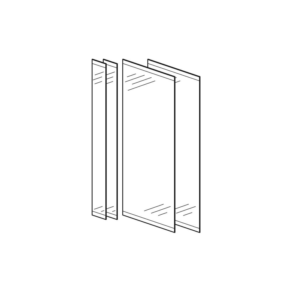 Geberit Set Türen für Geberit ONE Spiegelschrank, Breite 75cm... GEBERIT-244566001 4025410769053 (Abb. 3)