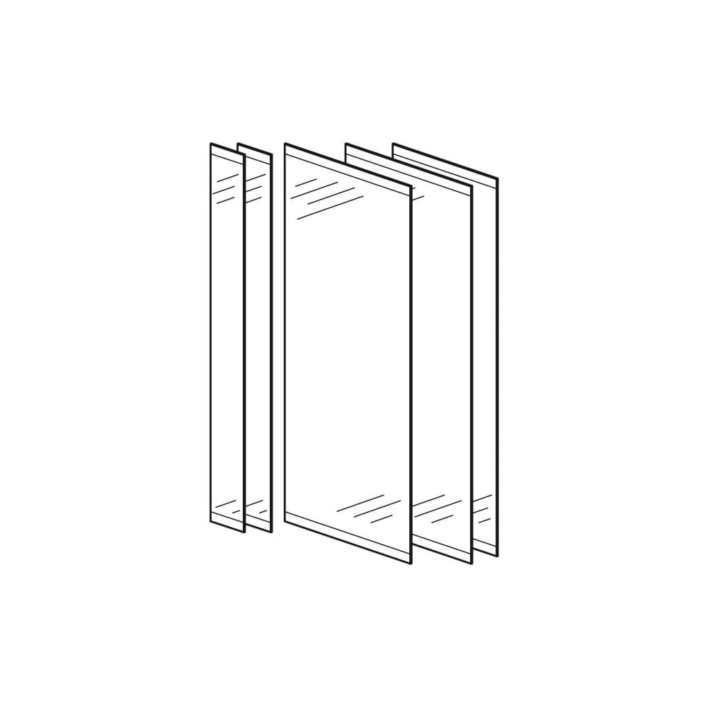 Geberit Set Türen für Geberit ONE Spiegelschrank, Breite 105cm... GEBERIT-244568001 4025410769114 (Abb. 3)