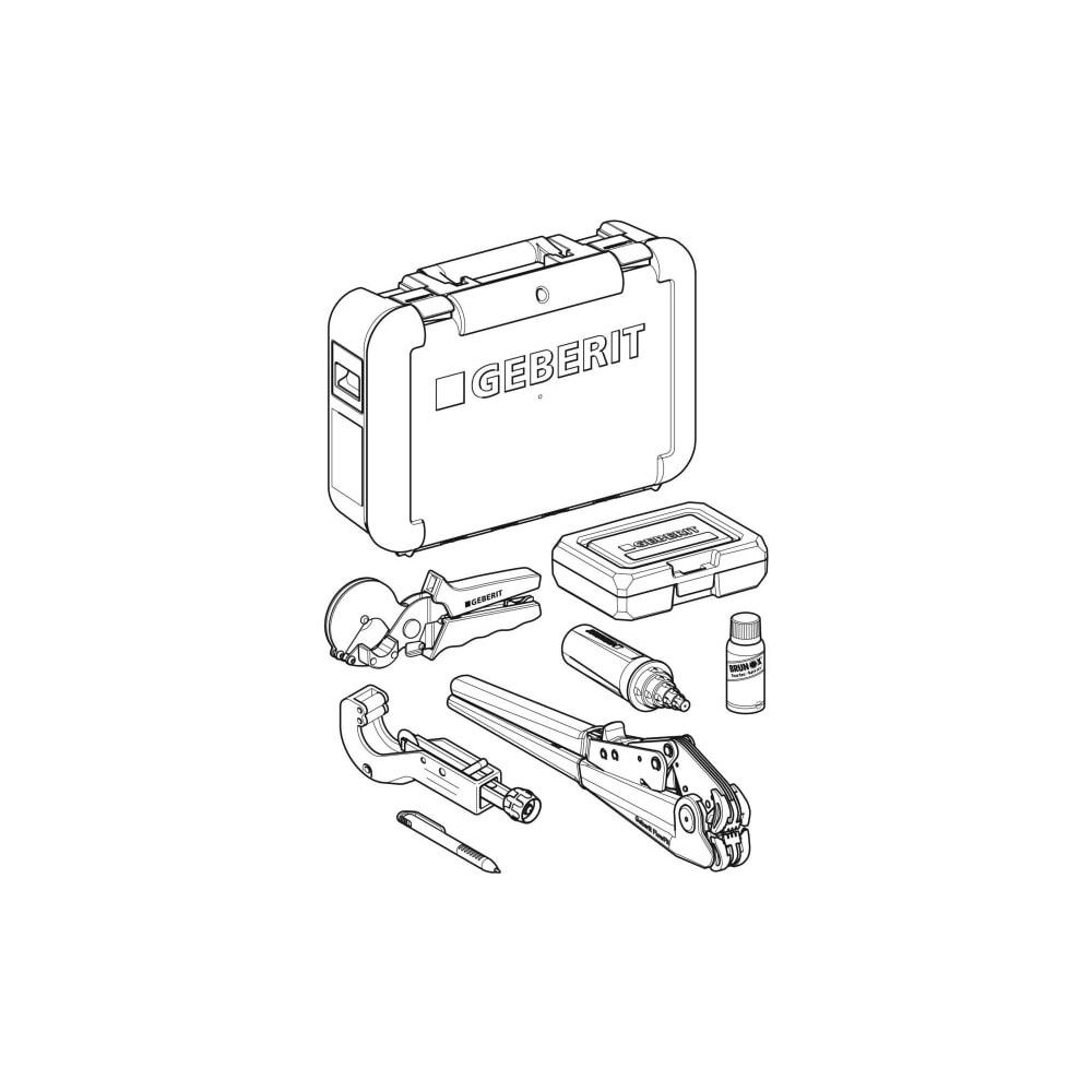 Geberit FlowFit Handpresswerkzeug im Koffer Außendurchmesser 16/20/25/32/40mm... GEBERIT-691031001 4025410727787 (Abb. 4)