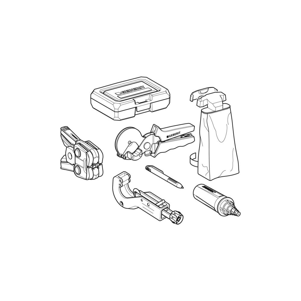Geberit FlowFit Set Pressbacke Typ 2 Außendurchmesser 16/20/25/32/40mm... GEBERIT-691036001 4025410728135 (Abb. 3)