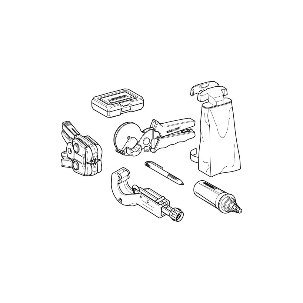 Geberit FlowFit Set Pressbacke Typ 1 Außendurchmesser 16-40mm... GEBERIT-691035001 4025410728241 (Abb. 3)