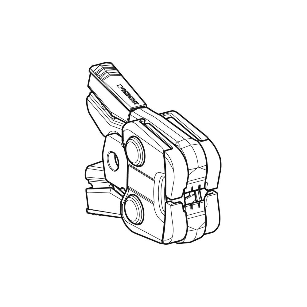 Geberit FlowFit Pressbacke 16/20/25/32/40mm, 24kN Geberit Kompatibilität... GEBERIT-691038001 4064746012594 (Abb. 3)