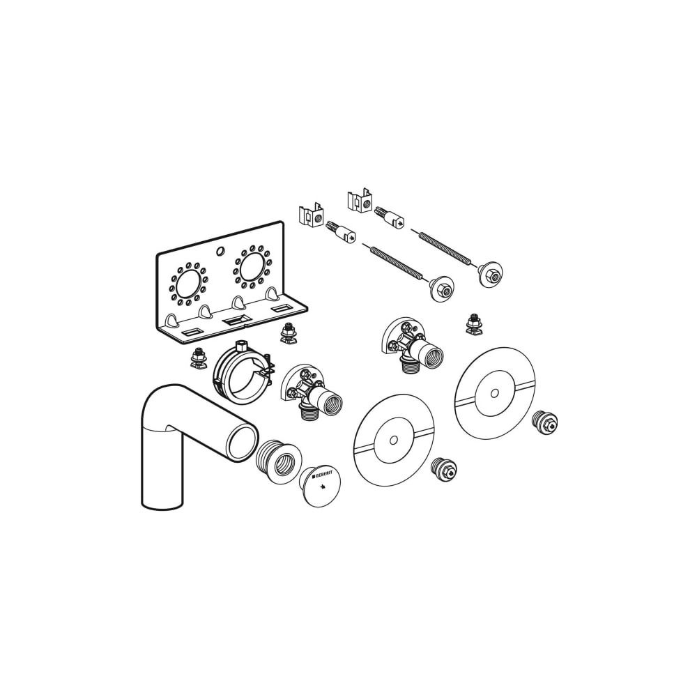 Geberit GIS Set Bambini Spiel- und Waschlandschaft für Armaturen Modell Für 1 Wascht... GEBERIT-461199001 4025410934413 (Abb. 3)