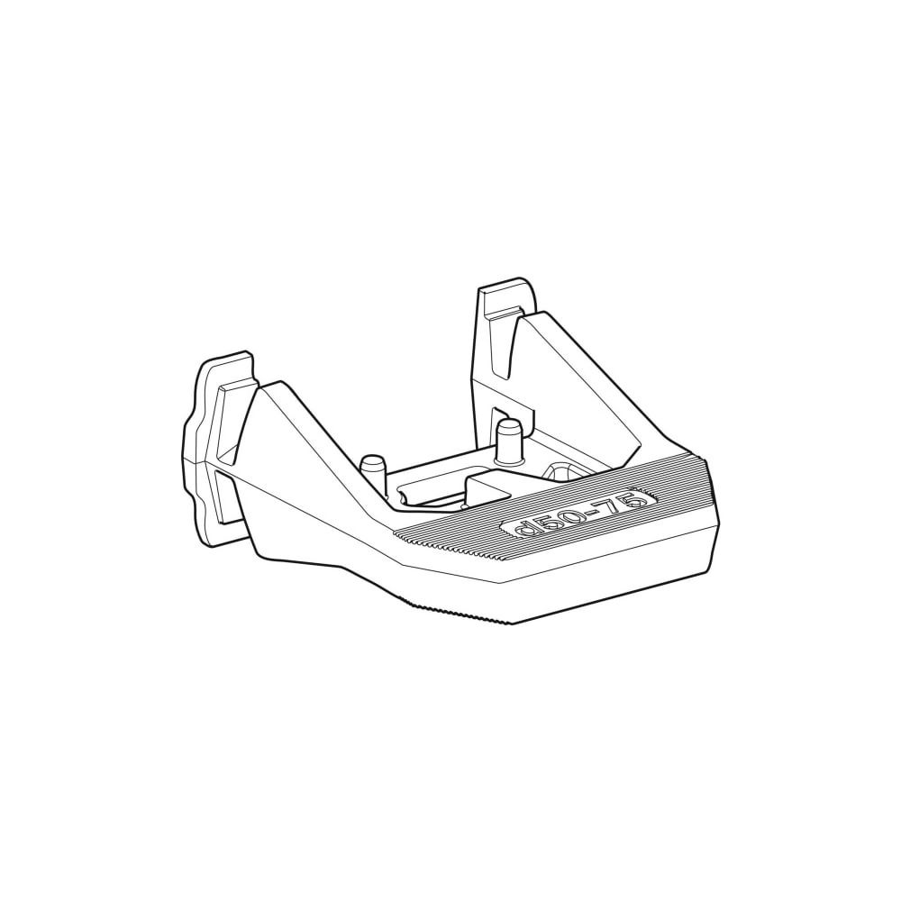 Geberit FlowFit Träger für PowerTest Außendurchmesser 50/63/75mm... GEBERIT-690938001 4025410850898 (Abb. 2)