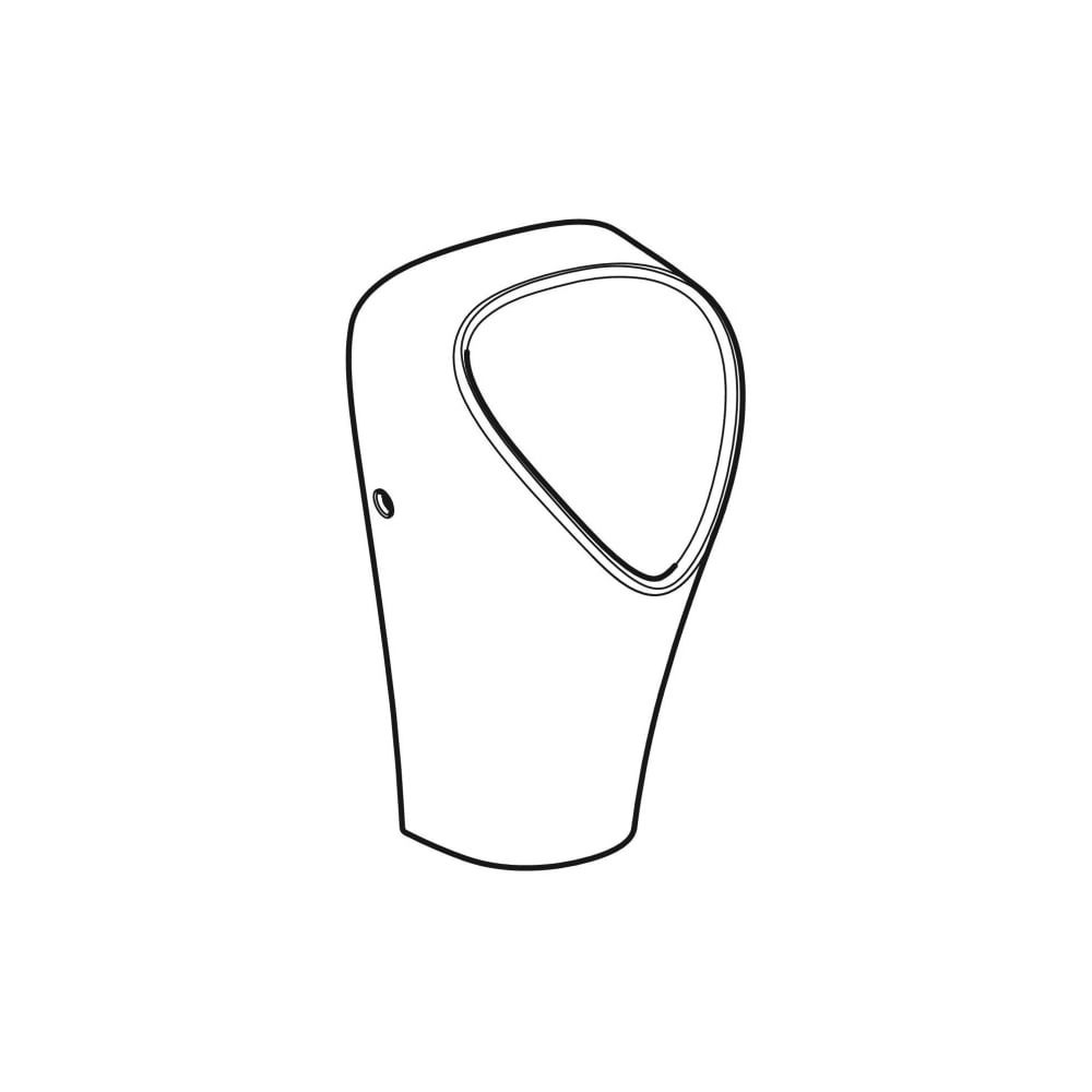 Geberit Narva Urinal wasserlos, Abgang nach hinten oder unten... GEBERIT-501657008 4025410950888 (Abb. 3)
