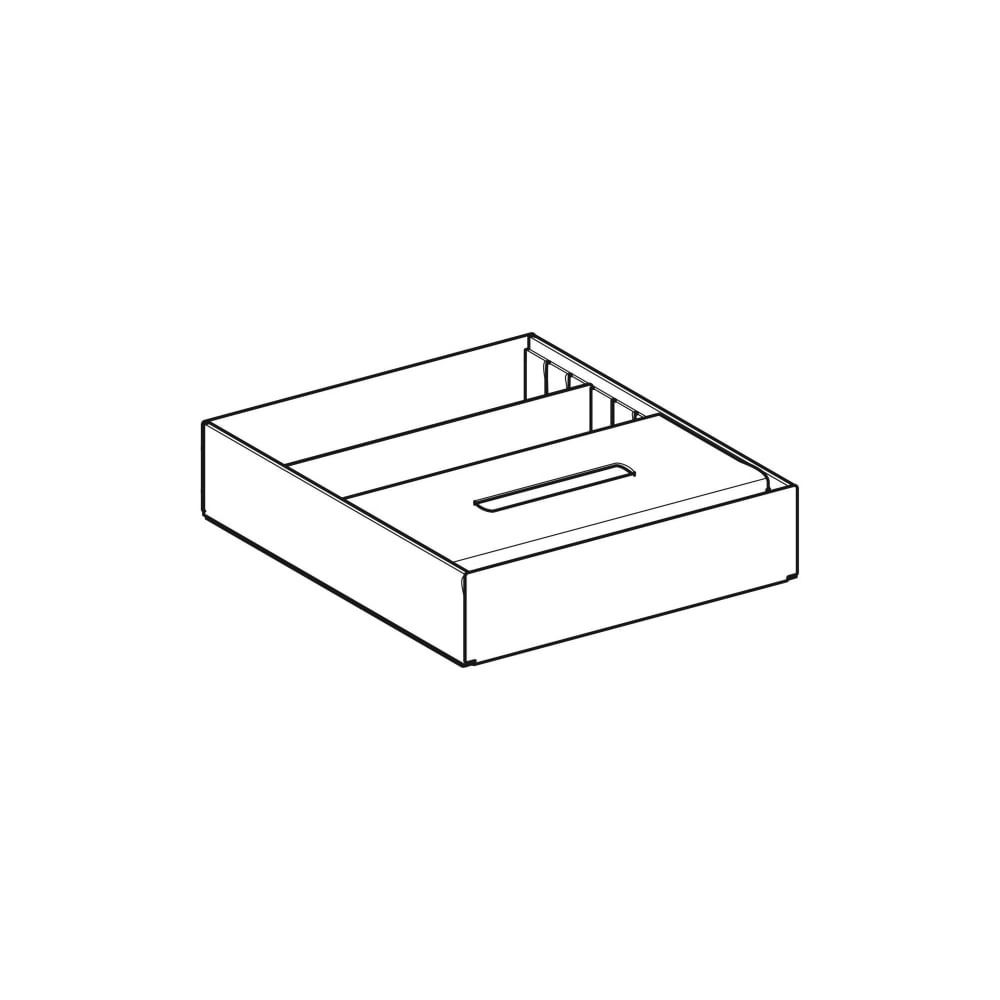 Geberit Schubladenteiler für Geberit ONE Waschtischunterschrank, 2 offene Fächer, ei... GEBERIT-244536001 4025410767844 (Abb. 3)