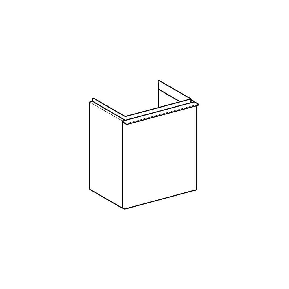 Geberit iCon Unterschrank für Handwaschbecken, 1 Tür 38x41,5cm, Tür rechts, Lava lac... GEBERIT-502300JK1 4025410942180 (Abb. 4)