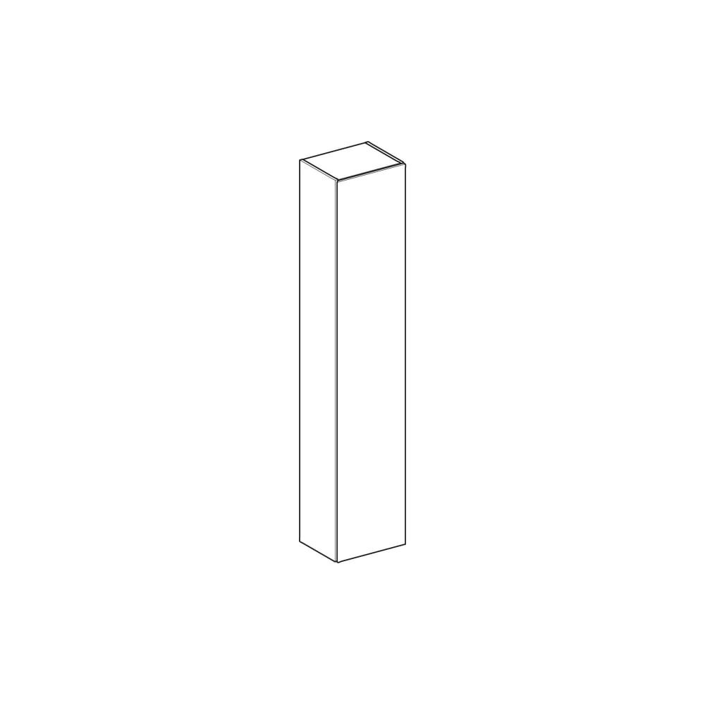 Geberit iCon Hochschrank mit 1 Tür, 36x180x29,1cm, Weiß lackiert hochglänzend... GEBERIT-502316011 4025410941619 (Abb. 3)