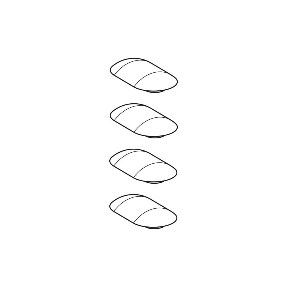 Geberit Set Ausgleichspuffer für WC-Sitz... GEBERIT-244824001 4025410907202 (Abb. 3)