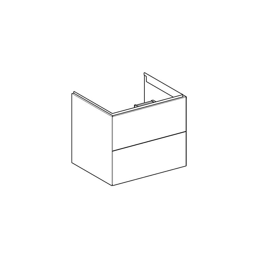 Geberit ONE Unterschrank für Waschtisch, 2 Schubladen, Breite Waschtisch 60cm, Höhe ... GEBERIT-505261002 4025410934482 (Abb. 4)