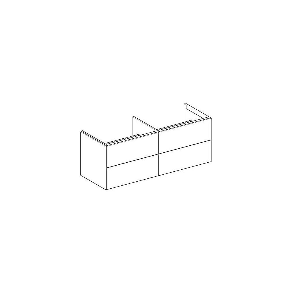 Geberit ONE Unterschrank für Waschtisch, 4 Schubladen, Breite Waschtisch 135cm, Höhe... GEBERIT-505266008 4025410646071 (Abb. 4)
