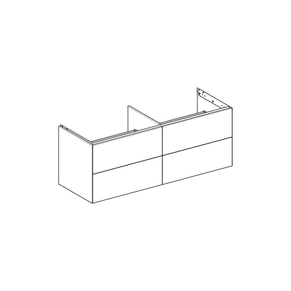 Geberit ONE Unterschrank für Waschtisch, 4 Schubladen, Breite Waschtisch 135cm, Höhe... GEBERIT-505266008 4025410646071 (Abb. 8)