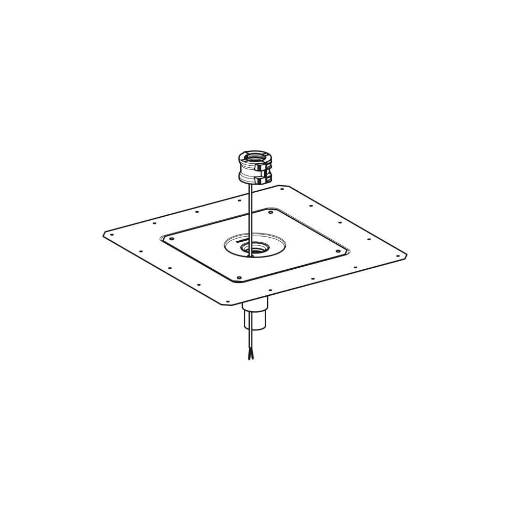 Geberit Pluvia Dachdurchführung mit Brandschutz, Heizung 230V/8W... GEBERIT-359361001 4025410947413 (Abb. 3)