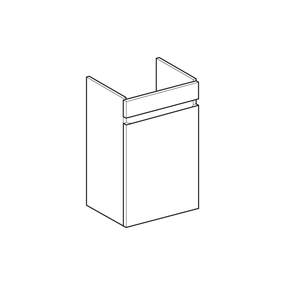 Geberit Renova Plan Unterschrank für Handwaschbecken, 1 Tür, 38,4x60,5x30,8cm, Wasch... GEBERIT-501902JK1 4025410905628 (Abb. 3)