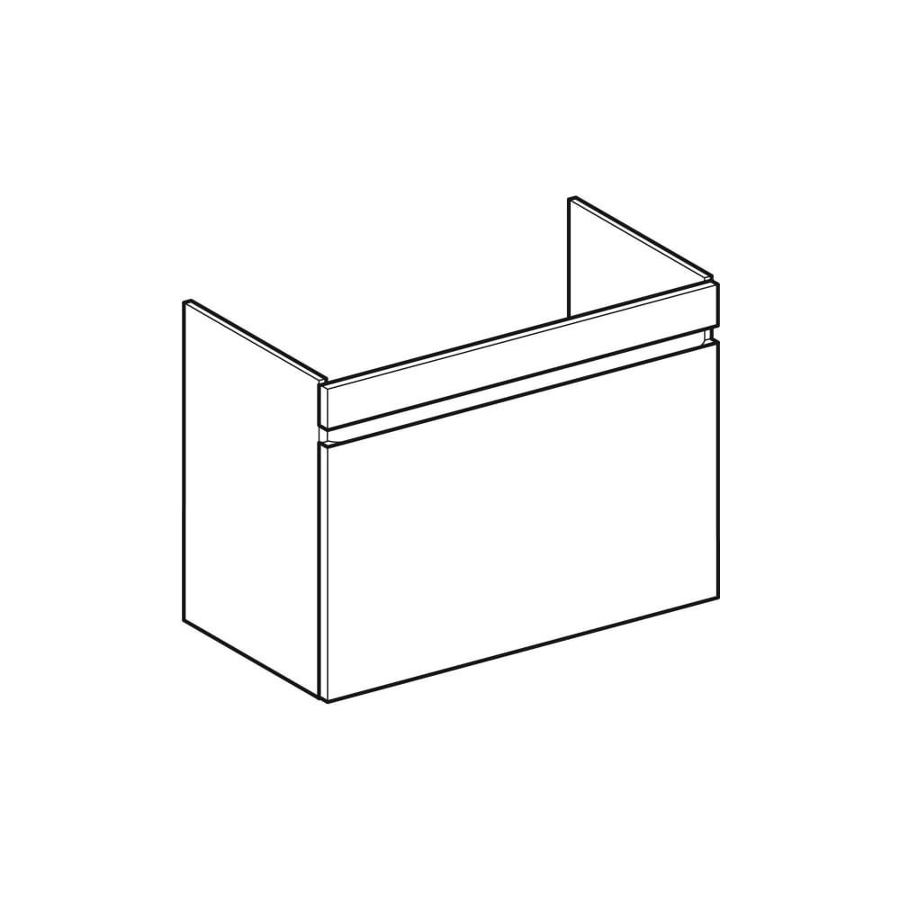 Geberit Renova Plan Unterschrank für Waschtisch 1 Schublade, 1 Innenschublade, 83,2x... GEBERIT-501910001 4025410905260 (Abb. 3)